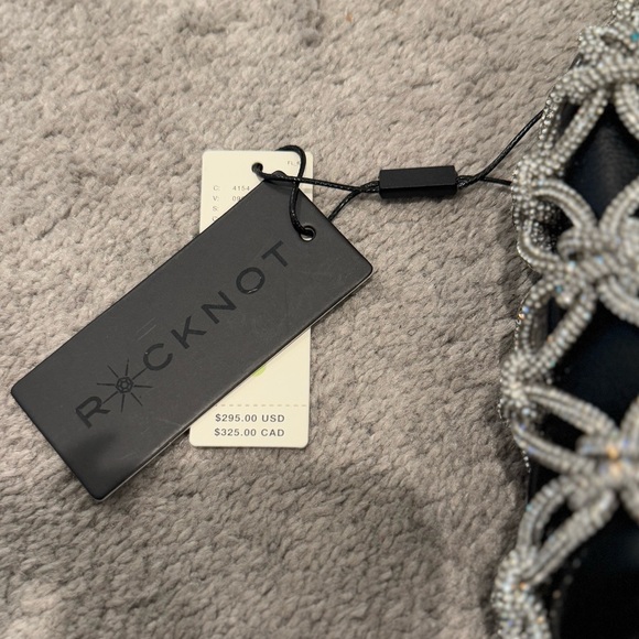 Rocknot Black Vegan Leather Crossbody Bag - Picture 4 of 4